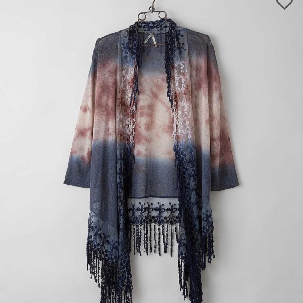 Buckle Gimmicks Boho Open Cardigan Xs